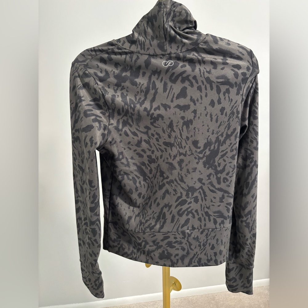 Gray Patterned Hoodie